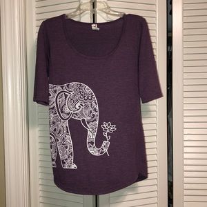Purple Elephant Shirt